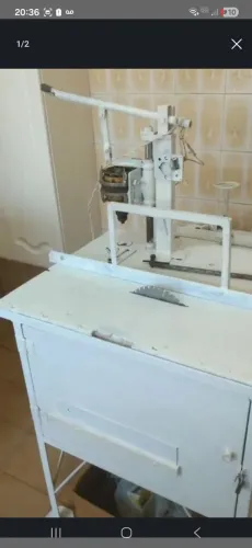 Bancada de serra circular e furadeira 110v excelente!
