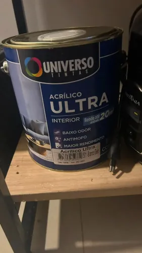 Tinta Acrílica Universo Ultra Branco Gelo 3,6L Lacrada