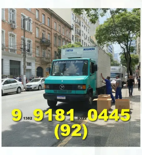Frete bau na Vila da Prata, Santo Antônio, São Jorge, Cidade Nova e Petrópolis (92) 9 9181