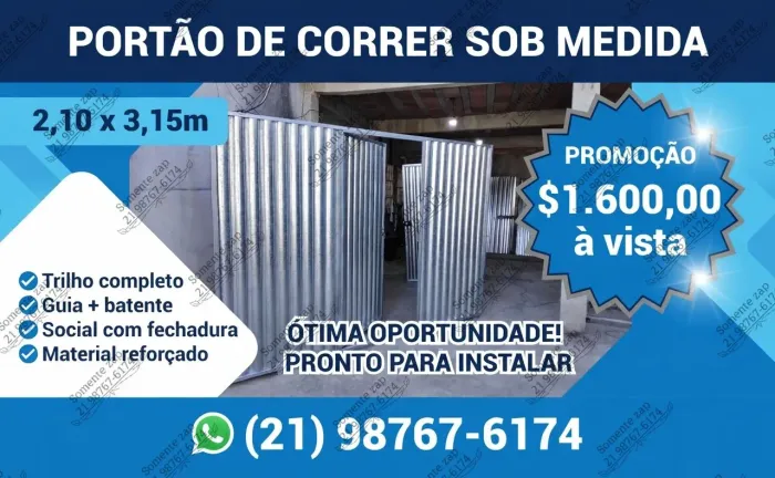 Sua garagem de cara nova.  Entrega grátis e pague somente na entrega. 