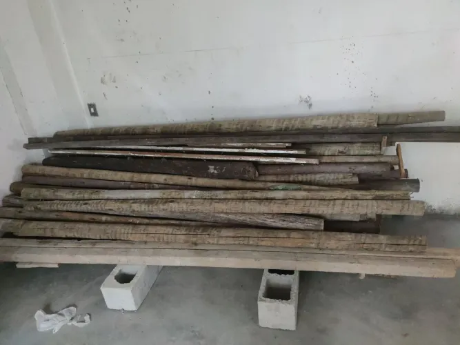 Lote de escoras de eucalipto