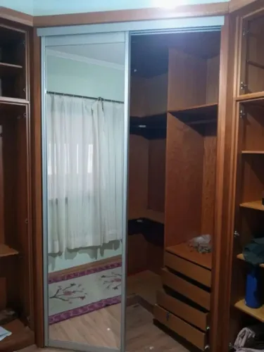Portas para Closet Alumínio Espelhada - 2,50m x 0,67m - com rolamentos e trilhos