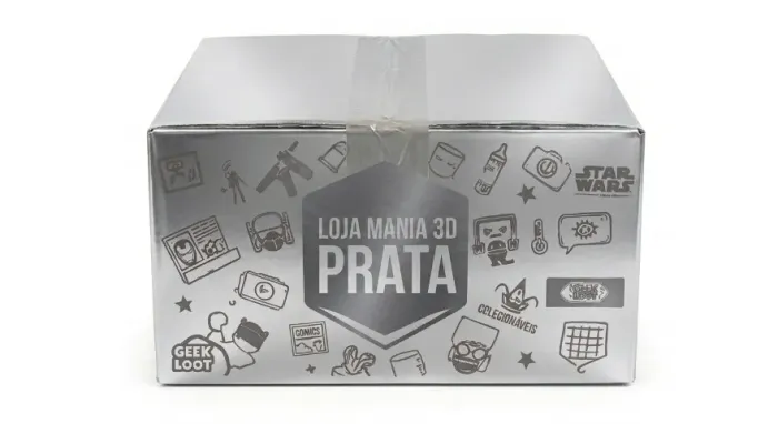 Caixa Misteriosa de Action Figure Prata
