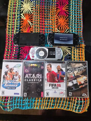 Psp 3 unidades 11 jogos originais leia o anúncio