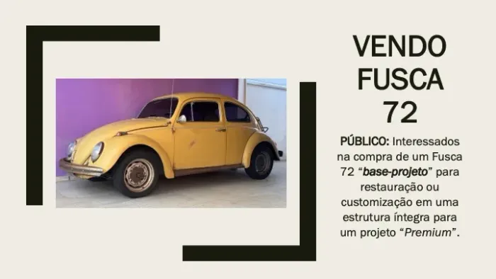 Volkswagen Fusca 1300 1972
