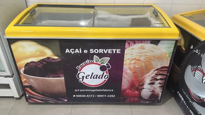 Freezer ártico Tampa de vidro