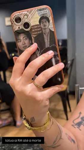 Vende-se Capa de Celular Rap Monster BTS Iphone 13 (personalizado pela GoCase)