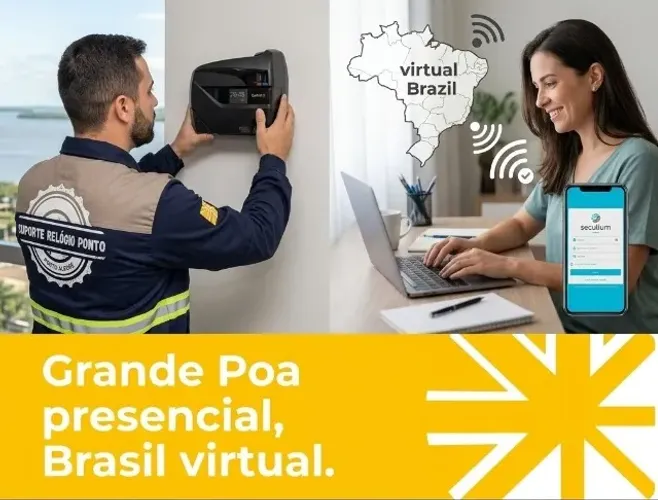 App - gerenciamento - relogio ponto - controlid - secullum rh - sistema