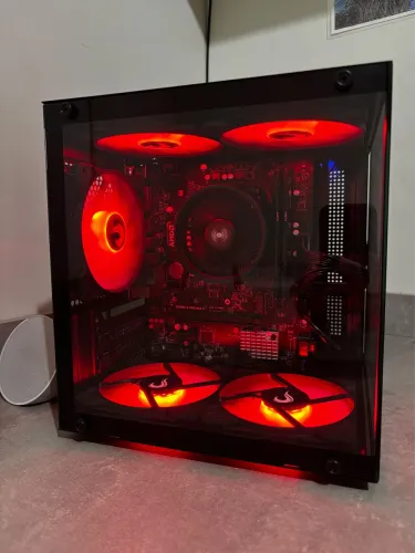 PC Gamer - Ryzen 5 5600GT + 16GB RAM Kingston Fury + B450 MSI + SSD + Fonte Corsair 650w