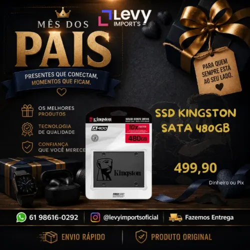 SSD Kingston Sata 480GB Lacrado Original