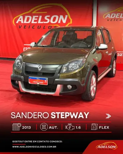 Renault Sandero Stepway Tweed Hflex 1.6 16V AUT 2013