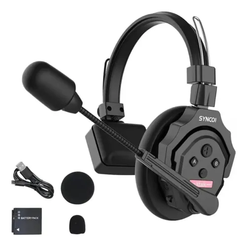 Headset Intercomunicação Sem Fio Synco X-talk X1 (2,4 Ghz)