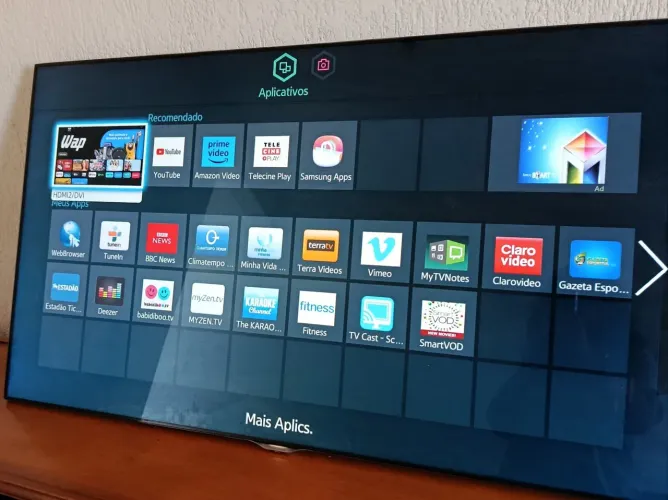 Tv Samsung Crystal 55" com defeito