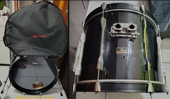 Bateria Pearl Export Preta