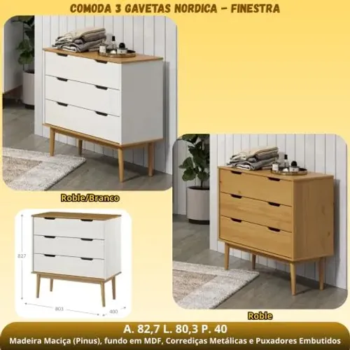 Cômoda 3gv
