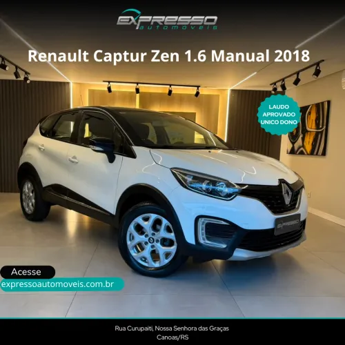 Renault Captur Zen 1.6 16V Flex 5P Mec. 2018