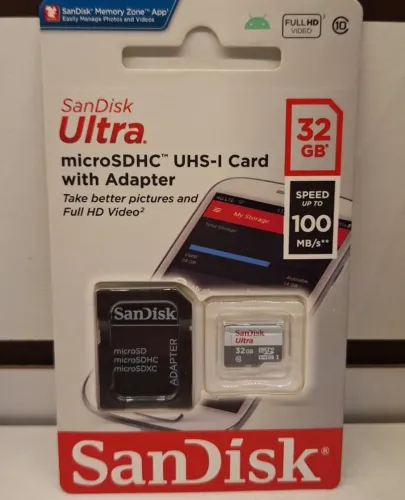Cartão de memória profissional alta velocidade UHS 4K SanDisk micro SD xxGB