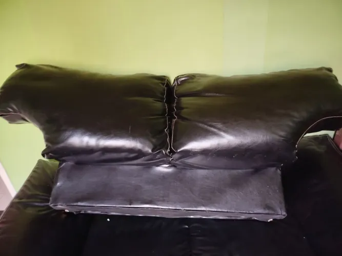 Sofá de 2 lugares, encosto desmontável, espaço, madeira boa, durável 