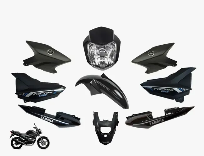 FACTOR 2017 até 2023 kit carenagem COMPLETO, roupa completa