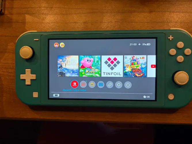 Nintendo Switch Lite Desbloqueado + Acessórios