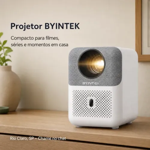 Projetor Byintek Love U4 Full HD Wi-Fi Bluetooth Android 400 ansi