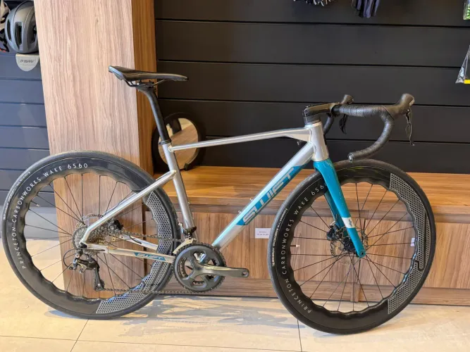Bike Speed Swift alumínio com roda de carbono TAM M 