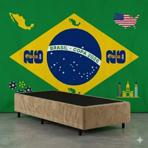 base box 088x188 cor beje - diretamente da fabrica novas