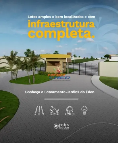 Lote/terreno 250m2, em condomínio fechado, Jardins do Éden em - Porto Seguro - BA