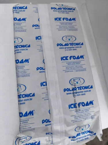 Gelo seco icefoam reutilizável 
