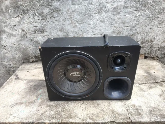 CAIXA SELADA + 04 AUTO FALANTES PIONNER  4 POL + POTÊNCIA 