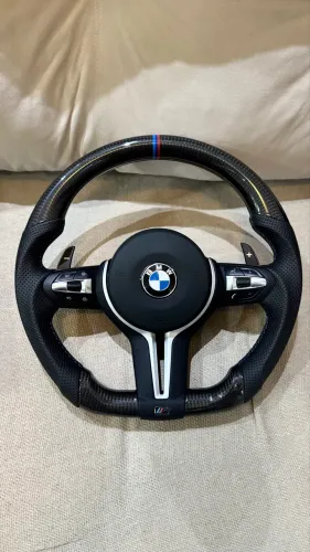 Volante Bmw M Sport Carbono Plataforma F  - 320i 328i 335 X1 X2 X3 X5 X6 M4 M2 M3 118i 125