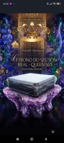 Cama box queen colchão mola ensacada individual em promoção