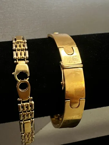 Bracelete Maciço de ouro 18k procedência garantia eterna
