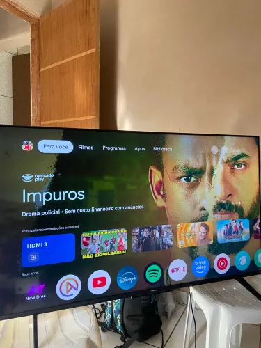 Smart TV Hisense 4K 50 polegadas Google TV