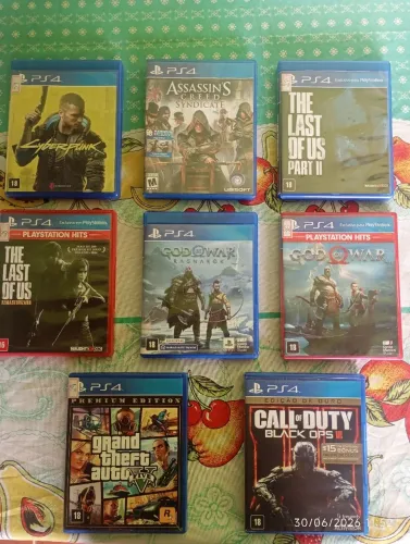 Jogos de PS4 e PS5 