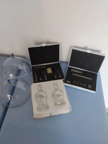 Kit de ventosas faciais e corporais