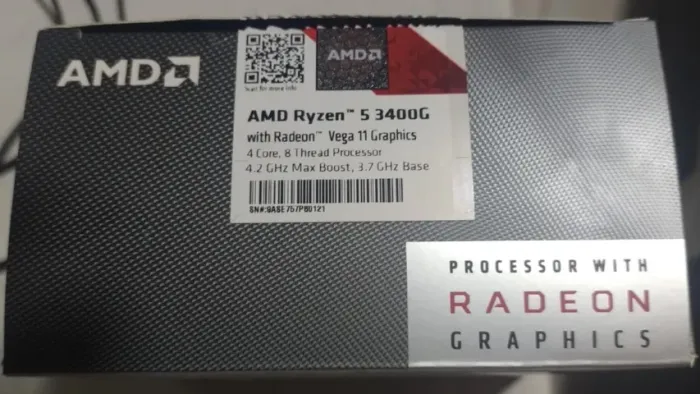 Processador Amd Ryzen 5 3400g 6mb 3.7 - 4.2ghz Am4