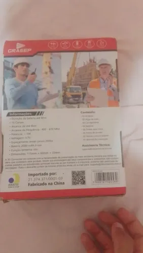 Vendo rádio comunicador novo lacrado