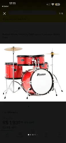 Bateria infantil premium