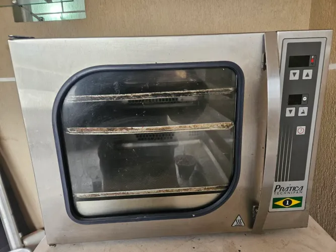 Forno Elétrico Convecção Prática Miniconv SV Inox Mecânico