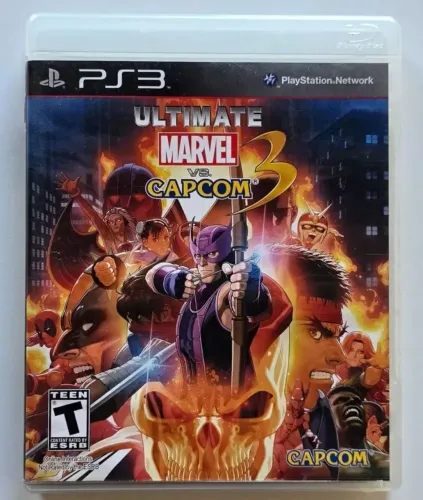Jogo ps3 marvel vs capcom 3 ps3 midia física