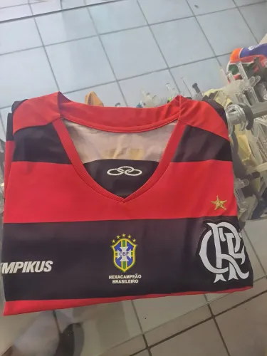Camisa flamengo campeão brasileiro 2009 perfeita GG
