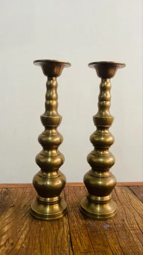 Par de Castiçais 23 cm 350 g