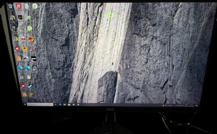 Tela de computador nova