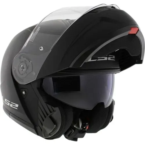 Capacete Ls2 ff908 Strobe 2 Preto Fosco (Escamoteável) - somos loja, parcelamos