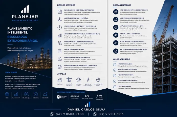 Consultoria em Planejamento, Cronogramas e Gestão de Obras | MS Project