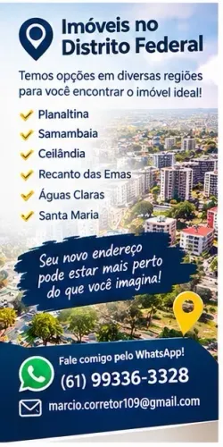 Apartamentos 1,2 e 3 quantos com suíte em todo df