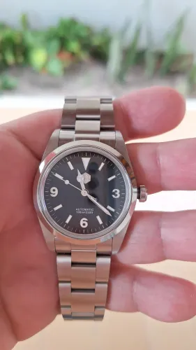 Relógio Automático Safira 37mm San Martin Explorer SN0021