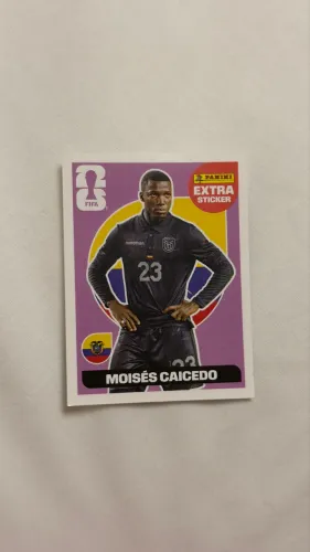 Figurinha Legend Extra Sticker Lilás Moisés Caicedo