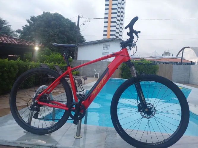 Bicicleta bike oggi 8.0 Ebike assistida super nova roda até 70 km